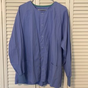 Ceil Blue Scrub Jacket